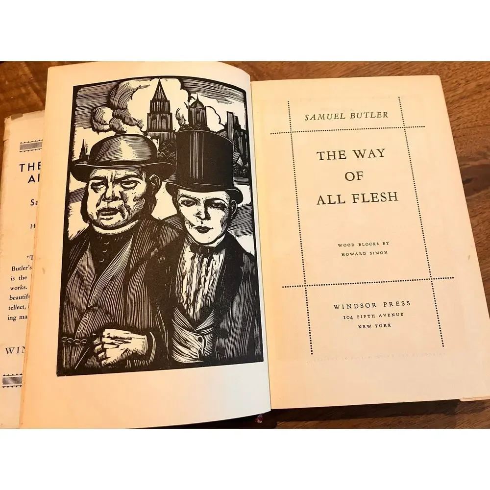 The Way of All Flesh by Samuel Butler Illustrated 1935 Hardcover Dust Jacket VTG